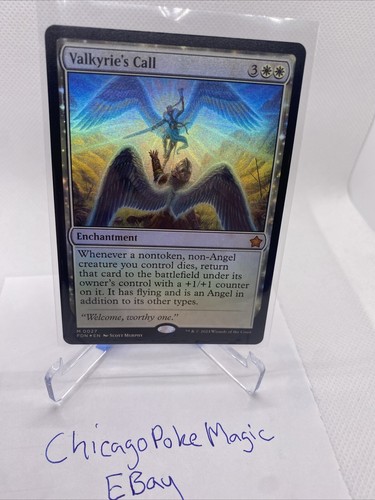 Mtg valkyrie call - valkyrie's, foil