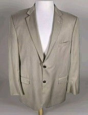 Adolfo Mens Sz 44R Biege Color