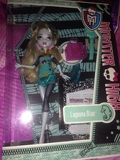 Monster High, Bambola LAGOONA BLUE 2 Wave Figlia del Mostro Della Palude RARA