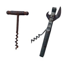 *HH* Lotto 2 Cavatappi Apribottiglie Trix Vintage Antichi Antico Apri Bottiglia 