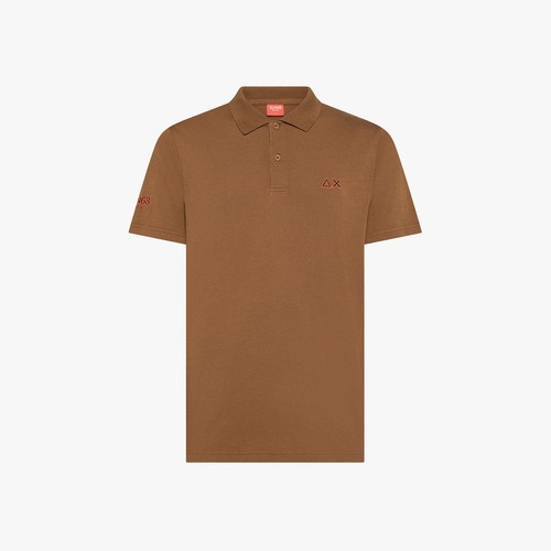 Polo uomo sun68 marrone - uomo,