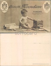 PUBBLICITA' BISCOTTI MONDINO TORINO-BAMBINO-D9-13