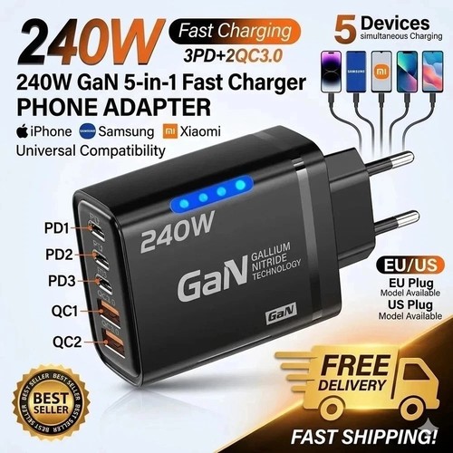 240w gan usb 1 - 240w, usb-c