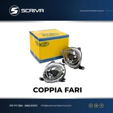 Coppia Fari Lenticolari Anteriori Proiettori Superiori Marelli Fiat Abarth 500