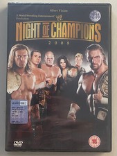 DVD WWE NIGHT OF CHAMPIONS 2008 Silver Vision Original Release NEW & SEALED