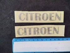 Adesivo Vinile Nero Lucido Logo Citroen Tuning Auto Moto Casa Ufficio 