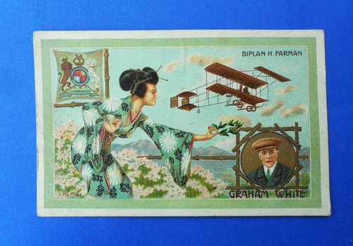 Cartolina aviazione aviatore - cartolina,