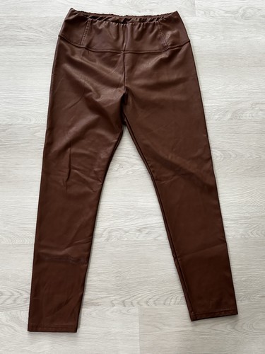 Leggings donna ecopelle