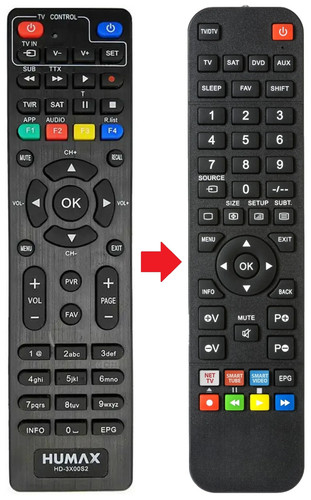 Telecomando adatto per humax - adatto,