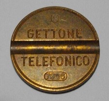 Gettone telefonico sip 7906 - telefonico,