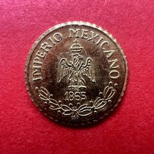 Moneta in ORO Impero Messicano