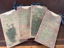 Originale WW2 British Militare Occhio Protezioni Anti-gas - 1944 Datato