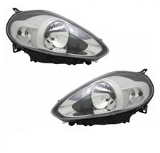 COPPIA PROIETTORE PROIETTORI FARI FIAT PUNTO / EVO P/CROMATI DAL 2009 AL 2020