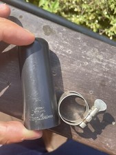 BERG LARSEN CAP + LIGATURE CLARINET OR ALTO SAXOPHONE MOUTHPIECE/BOCCHINO SAX