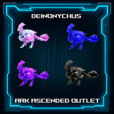 Deinonychus - Nuovi COLORI!!!-Ark Survival Ascended-Dino- Top-PC/XBOX/PS5 PvE ASA