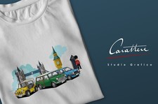 T-SHIRT MAGLIA AUTO LONDON