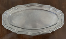 Vassoio in metallo color argento