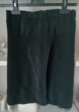 Gonna corta donna minigonna nera taglia 42 tessuto in maglia elasticizzata 49 cm