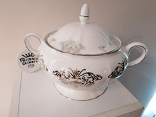 RICHARD GINORI: zuppiera collezione "Duchessa", decorazione Oscar De La Rende