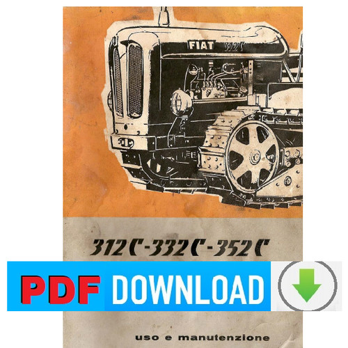 Trattore fiat 312c - 332c, 352c