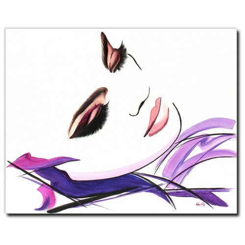Quadro acrilico quadro donna