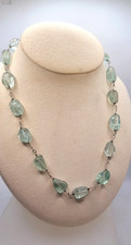 ACQUAMARINA COLLANA ARGENTO