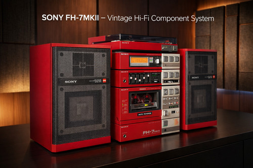Sony red boombox rare - sony,