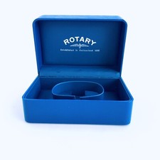 Scatola Rotary Box Blue Vintage Watch Rare