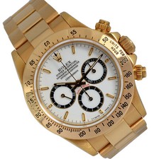 ROLEX Daytona 16528 quadrante porcellana galleggiante serie R94 oro 18KT serie completa anni 1988