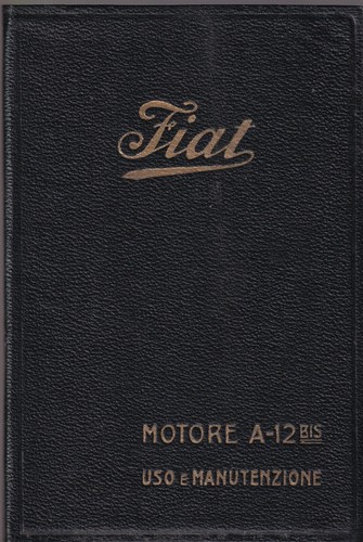 Motore fiat 12bis uso e - fiat,