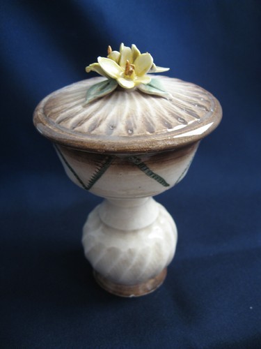 Potiche scatolina con fiori - scatolina,