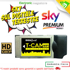 DIGIQUEST CAM HD Modulo CAM HD legge la TESSERA Mediaset SKY DTT