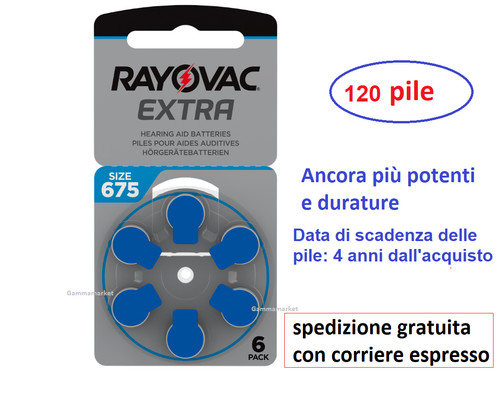 120 pile batterie rayovac - 120,