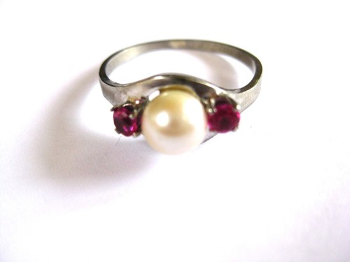 Anello oro bianco 333 - in,