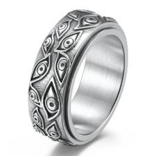 Anello Uomo Acciaio Ansia