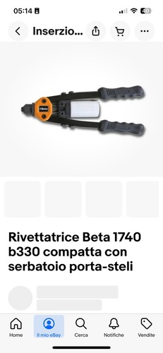 Rivettatrice beta 1740 b330 - beta,