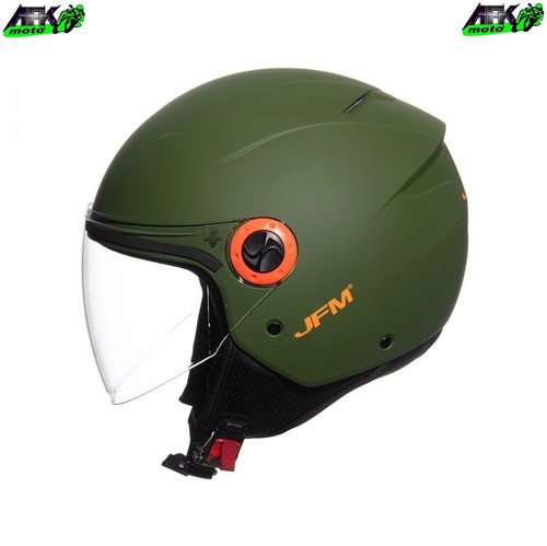 Casco demi jet verde - casco,