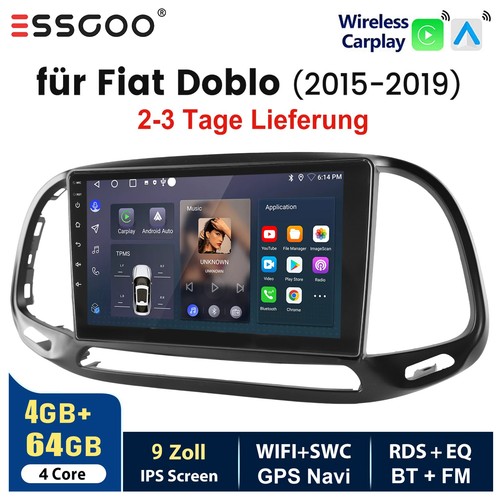 Autoradio 64gb per fiat - 4+64gb,