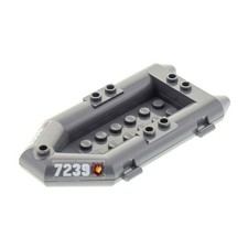 1x Lego barca nuovo-grigio