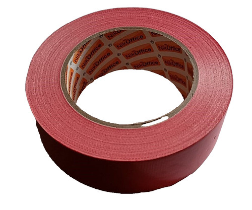 Nastro adesivo telato rosso - nastro,
