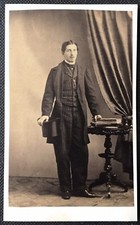 Cdv Foto Antica albumina uomo