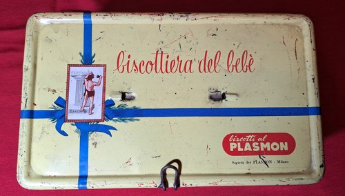 Scatola latta antica - scatola,