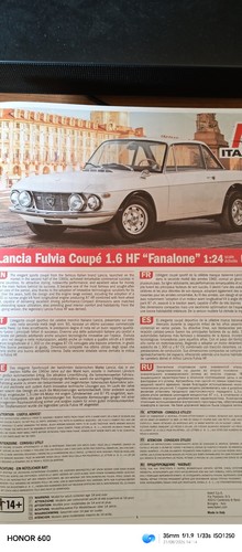 Lancia fulvia italeri - lancia, 1:24