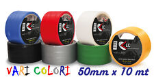 NASTRO ADESIVO TELATO AMERICANO 50mm x 10mt VARI COLORI DISPONIBILI LC ADESIVI 