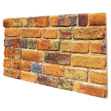 MATTONCINO COPPER pannello finto mattone in EPS Resinato Misura 100x50 Cm spesso