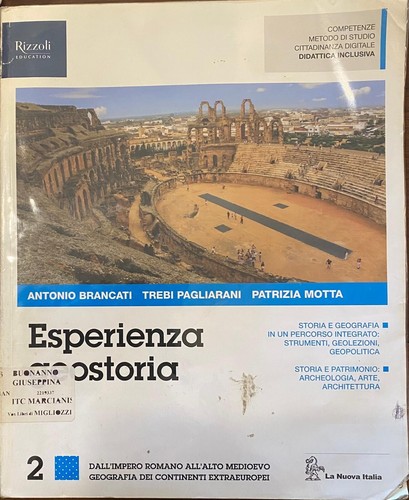 Esperienza geostoria isbn - 2,
