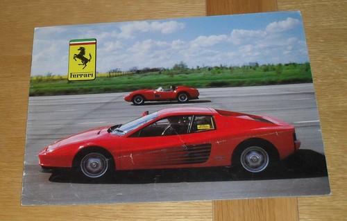 Brochure ferrari 1984 - brochure,