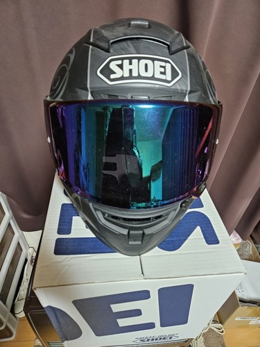 Shoei peacock full face helmet - peacock,