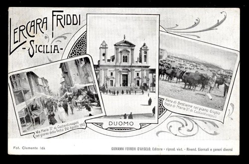 Cartolina lercara friddi - cartolina,