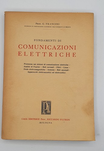 Comunicazioni elettriche - comunicazioni,